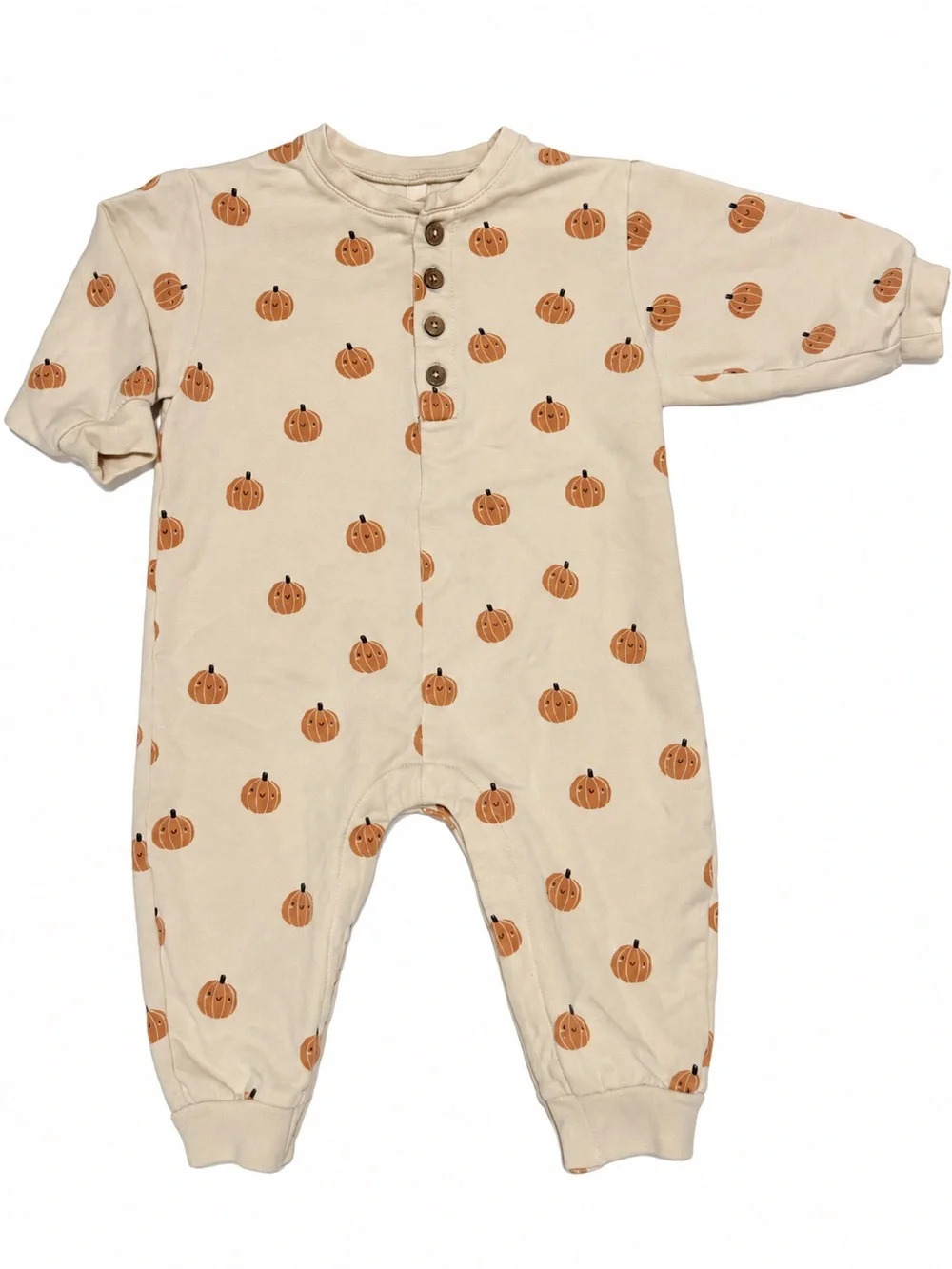 6-12M EUC Quincy Mae Pumpkin Onsie